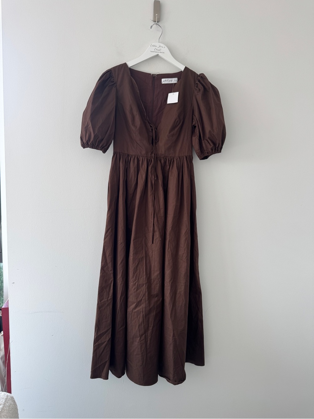 PETAL & PUP Karla Maxi Dress in Brown 2